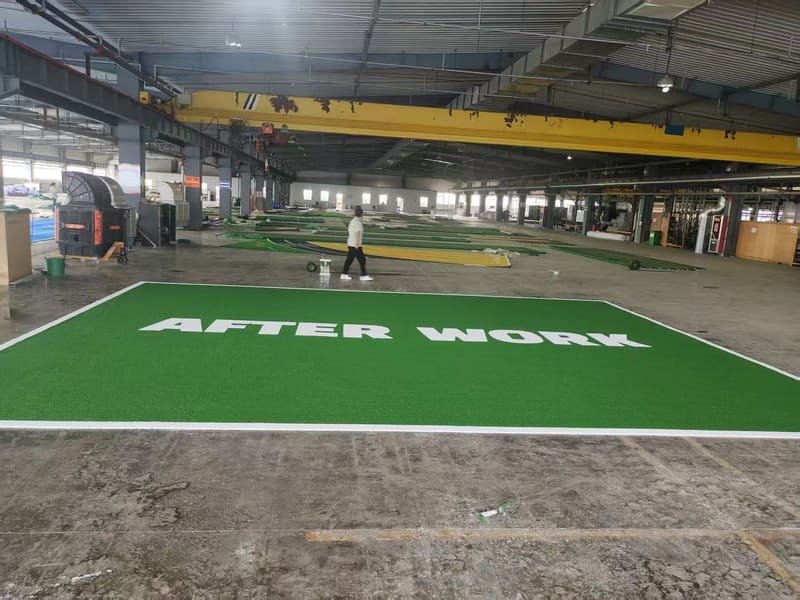 test de résistance à la chaleur des fibres de gazon